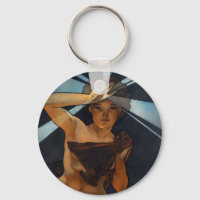 Alphonse Mucha Cadena de llavero Estrella de la Ma