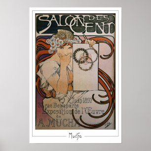 Alphonse Mucha Cartel de Arte de Zedign #93