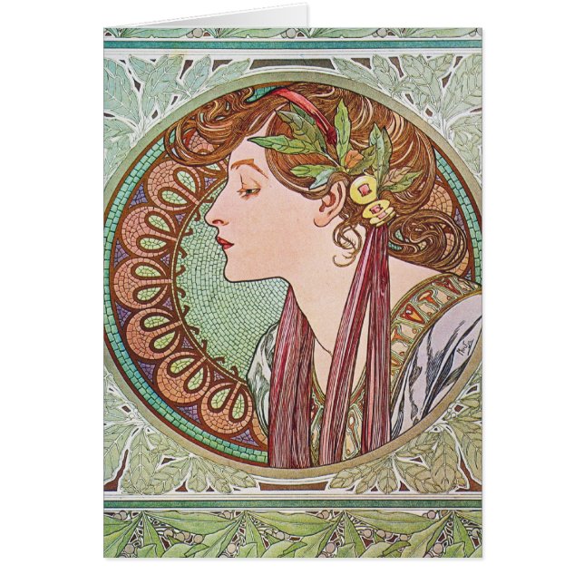 Alphonse Mucha Goddess Art (Frente)