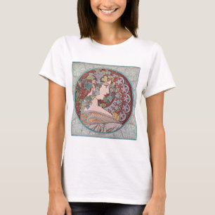 Alphonse Mucha Ivy Art Nouveau camiseta top