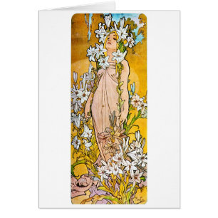 Alphonse Mucha - Lily - Frontera Blanca