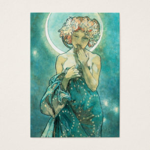 Alphonse Mucha Moonlight Clair De Lune Art Nouveau