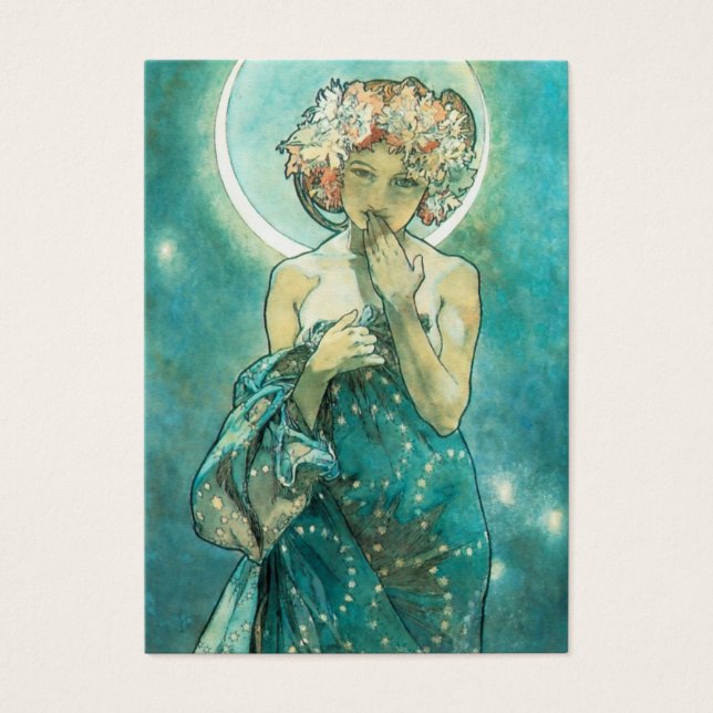 Alphonse Mucha Moonlight Clair De Lune Art Nouveau (Frente)
