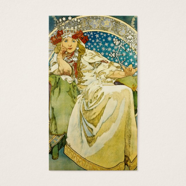 Alphonse Mucha Princess Hyacinth Art Nouveau (Frente)