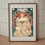 Alphonse Mucha vintage arte en la pared<br><div class="desc">Diseño vintage de arte de pared poster.</div>