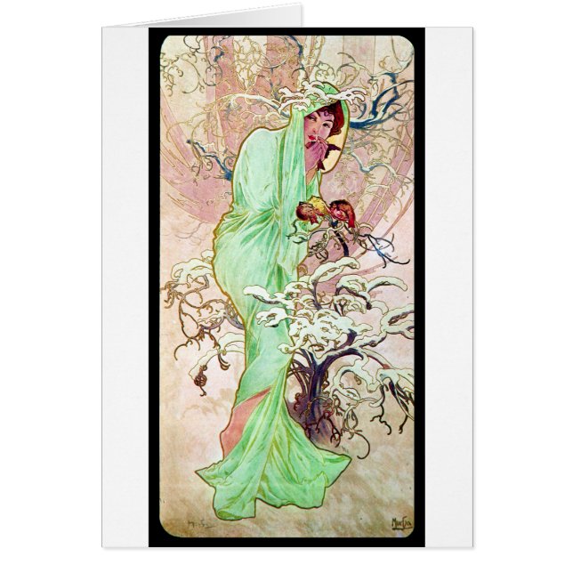 Alphonse Mucha Winter II (Frente)