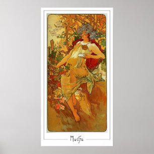 Alphonse Mucha Zedign Poster de arte #127