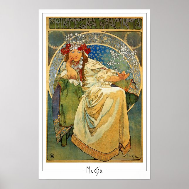Alphonse Mucha Zedign Poster de arte #147 (Frente)