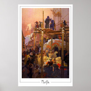 Alphonse Mucha Zedign Poster de arte #187