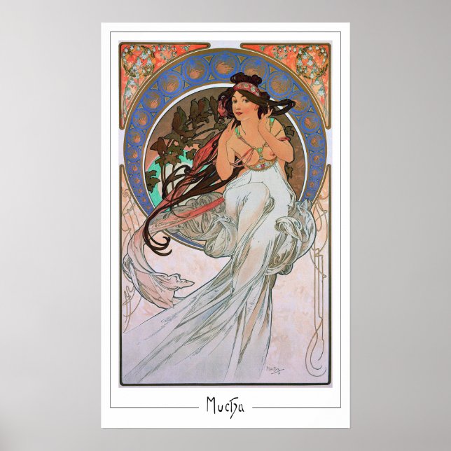 Alphonse Mucha Zedign Poster de arte #189 (Frente)