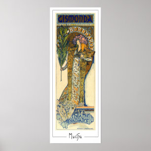Alphonse Mucha Zedign Poster de arte #198