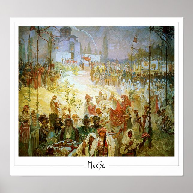 Alphonse Mucha Zedign Poster de arte #208 (Frente)