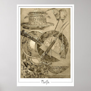 Alphonse Mucha Zedign Poster de arte #210