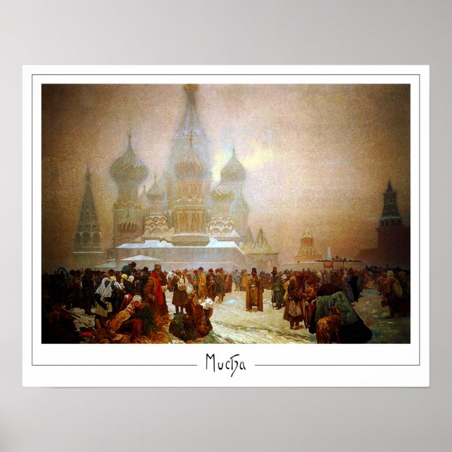 Alphonse Mucha Zedign Poster de arte #216 (Frente)