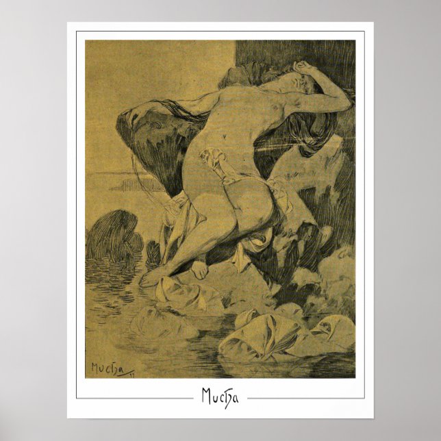 Alphonse Mucha Zedign Poster de arte #242 (Frente)