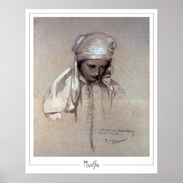 Alphonse Mucha Zedign Poster de arte #261 (Frente)