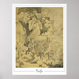 Alphonse Mucha Zedign Poster de arte #285