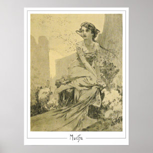 Alphonse Mucha Zedign Poster de arte #290