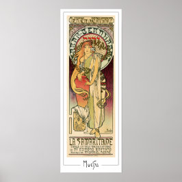 Alphonse Mucha Zedign Poster de arte #329