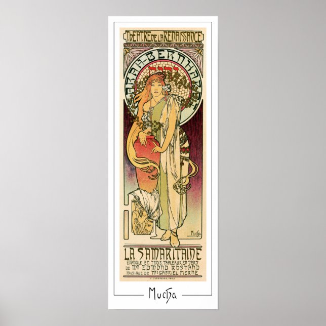 Alphonse Mucha Zedign Poster de arte #329 (Frente)