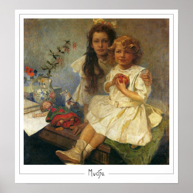 Alphonse Mucha Zedign Poster de arte #331 (Frente)