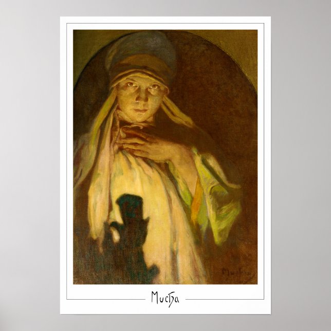 Alphonse Mucha Zedign Poster de arte #334 (Frente)