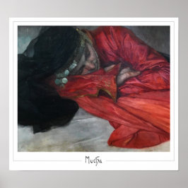 Alphonse Mucha Zedign Poster de arte #342