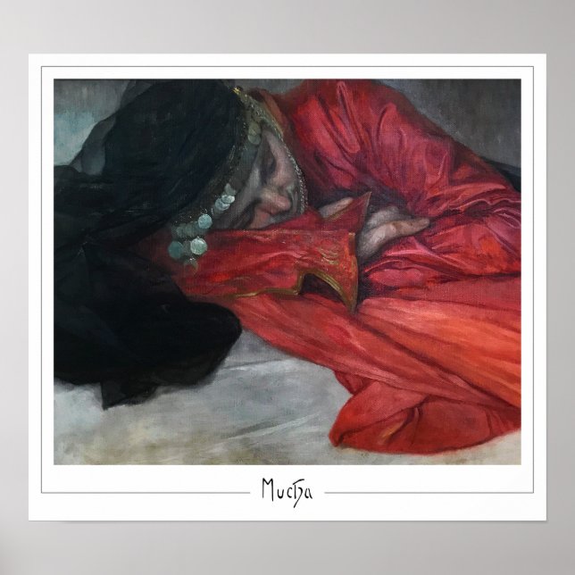 Alphonse Mucha Zedign Poster de arte #342 (Frente)