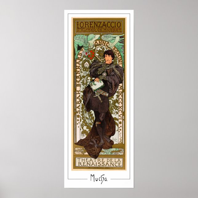 Alphonse Mucha Zedign Poster de arte #371 (Frente)