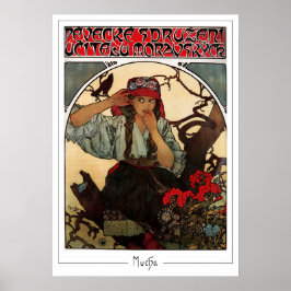 Alphonse Mucha Zedign Poster de arte #374