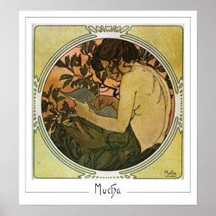 Alphonse Mucha Zedign Poster de arte #41