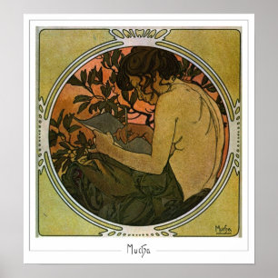 Alphonse Mucha Zedign Poster de arte #41