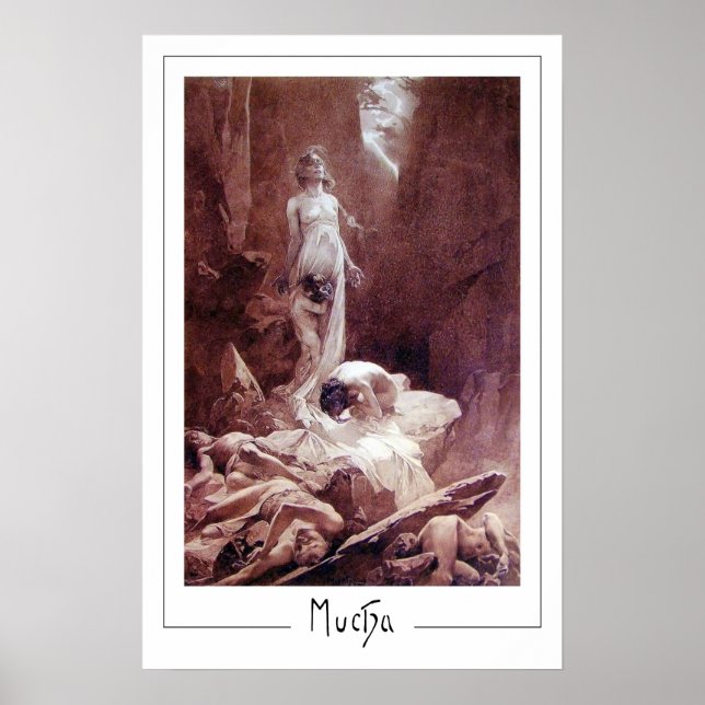 Alphonse Mucha Zedign Poster de arte #77 (Frente)