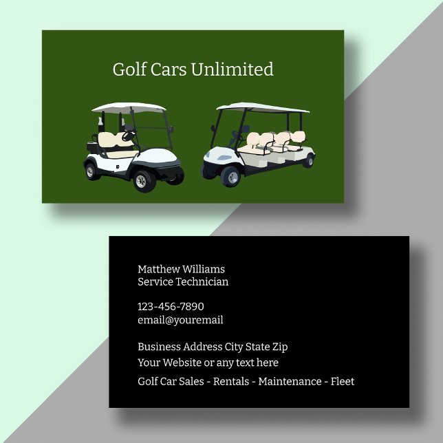 Alquiler De Coches De Golf Y Tarjetas De Negocios  (Subido por el creador)