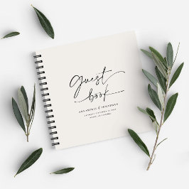 Alquiler libro de invitado crema natural mínimo mo