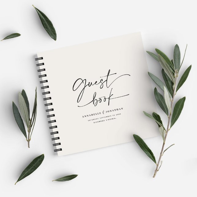 Alquiler libro de invitado crema natural mínimo mo (Subido por el creador)