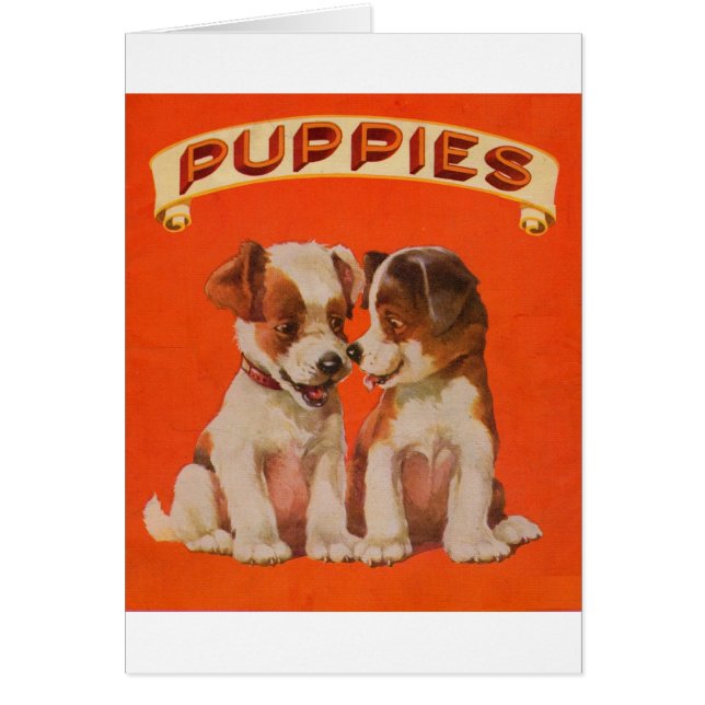 alrededor de 1934 PUPPIES (Frente)