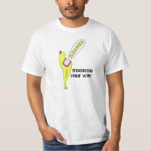 Alrededor de la camiseta de Monsteround
