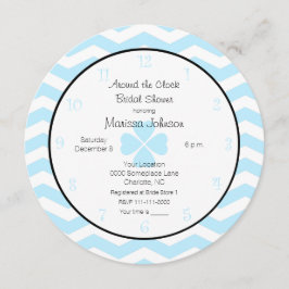 Alrededor de la invitación a la ducha nupcial en a