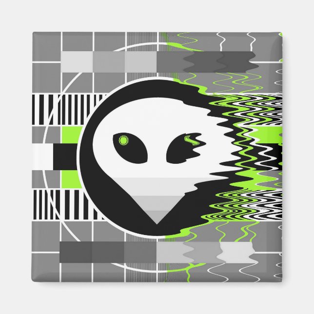 Alrededor de un imán de televisión alienígena (Frente)