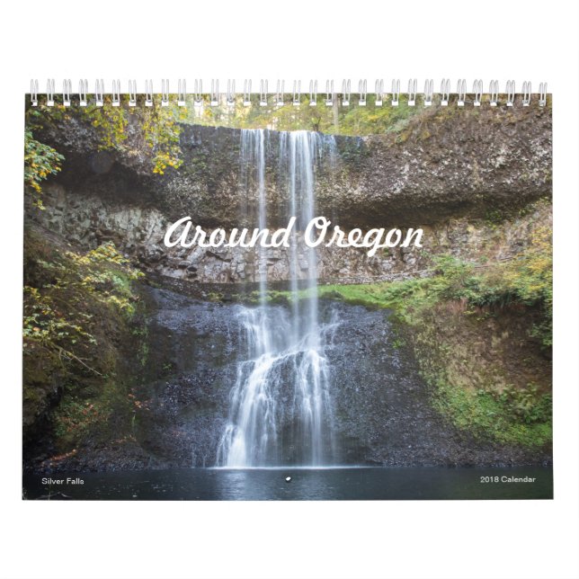 Alrededor del calendario de Oregon 2019 (Tapa)