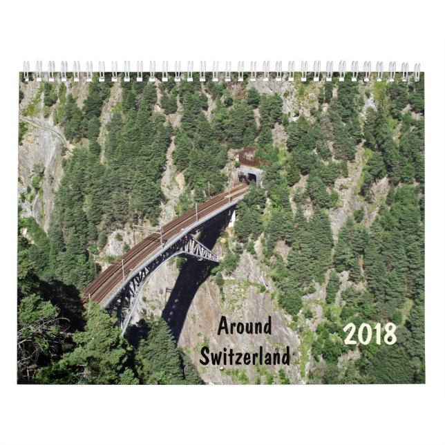 alrededor del calendario de Suiza 2018