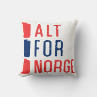 Alt Para Cojín decorativo Norge, Lema Noruego