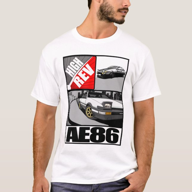 Alta camiseta de Rev AE86 (Anverso)