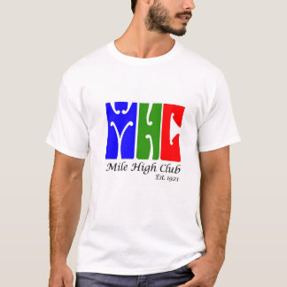 Alta camiseta del club de la milla