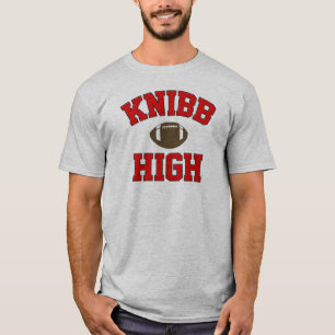 Alta camiseta del fútbol de Knibb