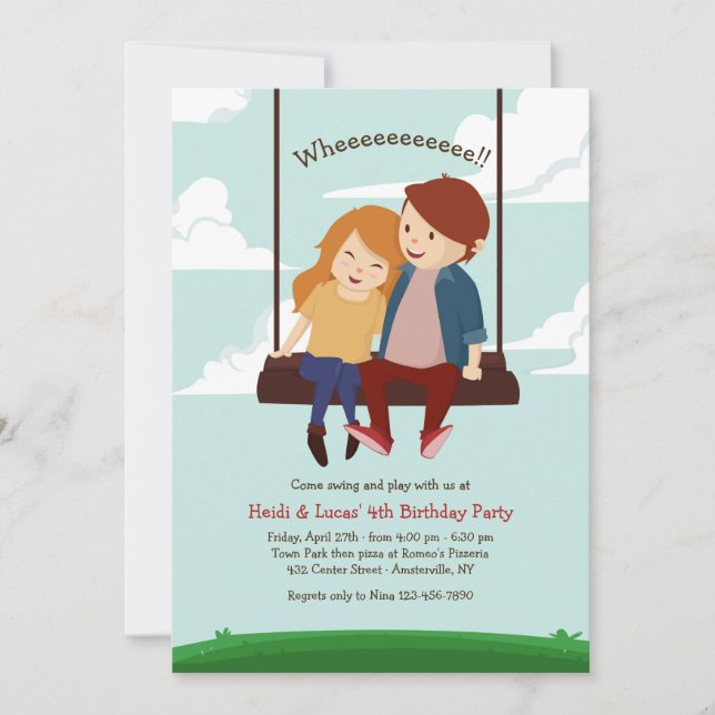 Alta invitación de balanceo (Anverso)