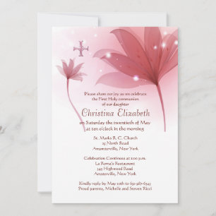 Alta invitación rosa