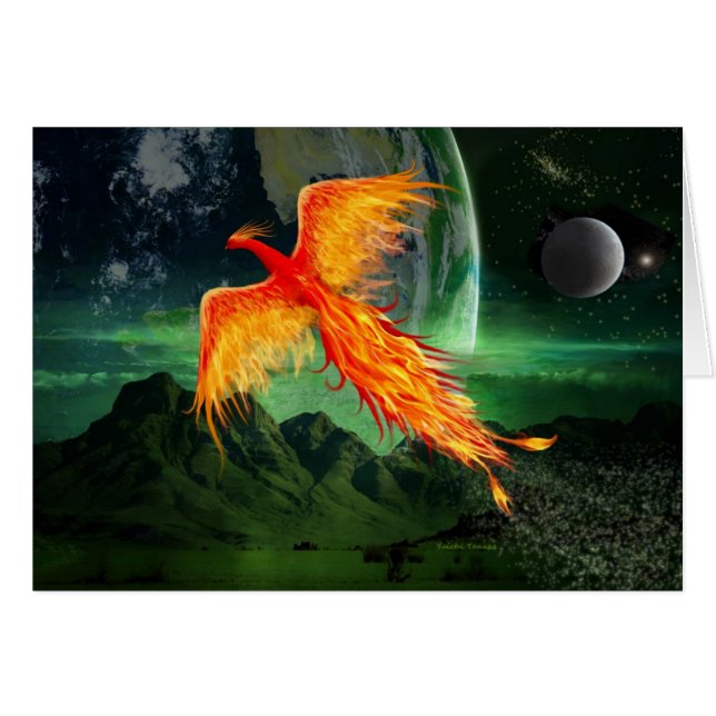 Alta Phoenix que vuela (Anverso (Horizontal))