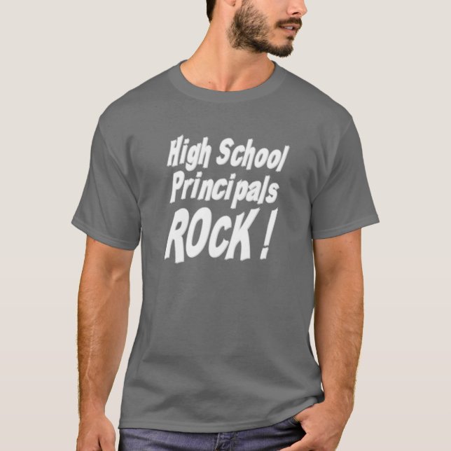 ¡Alta roca de los directores de escuela! Camiseta (Anverso)